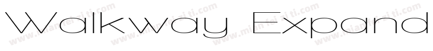 Walkway Expand UltraBold字体转换